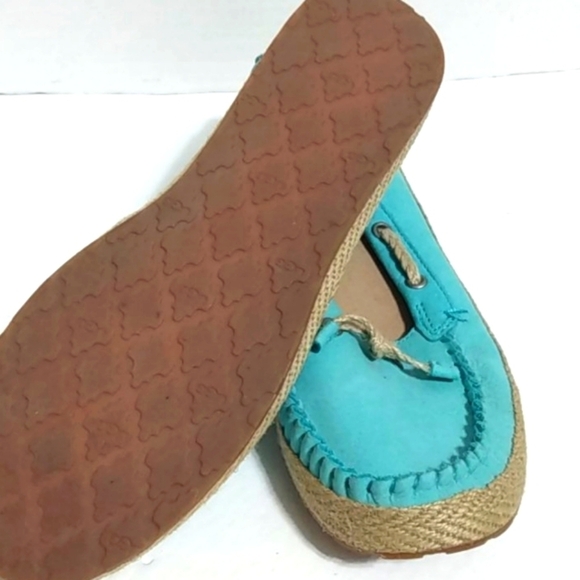 UGG AUSTRALIA LEATHER MOCCASIN LOAFERS SIZE 7 - Picture 7 of 13